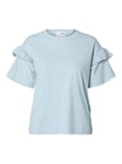 Rylie Ss Florence Tee - Cashmere Blue