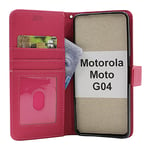 New Standcase Wallet Motorola Moto G04 (Hotpink)
