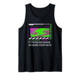 If Its Gaming or Anime Count Me In Manga Gamer Tank Top