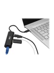 USB 3.1 Gen 1 USB-C Multiport Portable Hub/Adapter 3 USB-A Ports and Gigabit Ethernet Port Thunderbolt 3 Compatible Black USB Type C - docking station - USB-C 3.1 / Thunderbolt 3 - GigE