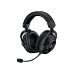 Logitech G Pro X 2 LIGHTSPEED langaton headset, musta
