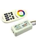 LED controller touch screen RGB/W 4x6A (RF)