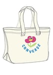 CONVERSE 10024957-A01 Seasonal Graphic Tote Bag Unisex Blanc