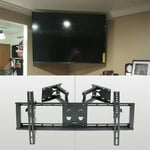 32"-65" Heavy Duty Wall Corner TV Mount Articulating Premium Swing Arm Bracket