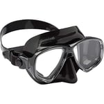 Cressi Marea Mask - Diving and Snorkelling Mask, Black/Black, One Size, Unisex Adult