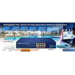 PLANET Technology Corp.po MGS910XP Switch 8p Multi-Gigabit PoE+ & 1 SFP+ 10G