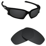 Hawkry Polarized Replacement Lense for-Oakley Split Jacket Stealth Black