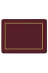 Classic Burgundy Placemats Set of 6