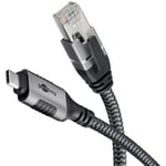 Goobay USB-C 3.1 til RJ45 Ethernet-kabel, 10m