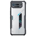 XUNDD Asus ROG Phone 6 5G/ 6 Pro 5G Hard Acrylic TPU Frame Deksel - Svart