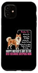 Coque pour iPhone 11 Happy Mother's Day To The Best Islandic Sheepdog Mom