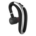Bluetooth V5.0 Headset Ultralätt trådlösa öronsnäckor, [Business Style] Trådlöst öronsnäcka med inbyggd mikrofon Bluetooth-hörlurar Headset（svart） Black