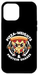 iPhone 15 Plus Pizza Weights & Protein Shakes Workout Funny Gym Quotes Gym Case