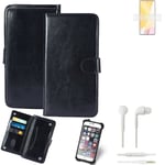 CASE FOR Xiaomi 12 Lite FAUX LEATHER + EARPHONES PROTECTION WALLET BOOK FLIP MAG