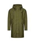 Fred Perry Mens Hooded Shell Parka Green Jacket - Size X-Large