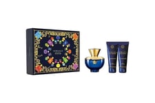 Versace Dylan Blue Pour Femme EDP Women's Perfume Gift Set Spray (50ml) with Sho