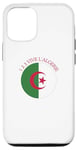 Coque pour iPhone 13 Pro 1 2 3 vive drapeau l'algerie