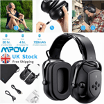 HP102A Bluetooth Ear Muffs SNR 36dB Ear Hearing Protection Headphones UK