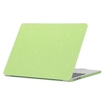 MacBook Air 13 M2/M3 (2022-2024) Hardplast Deksel med Glitterdesign - Grønn