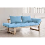 Inside75 Banquette méridienne style scandinave futon celeste EDGE couchage 75*200cm