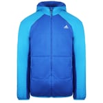 Adidas Performance Lofty Hooded Zip Up Blue Junior Jacket F87949 BLUE