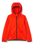 CMP - Kids Grid-Tech Fleece Jacket with Fixed Hood, Flame 104