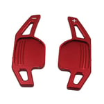 LKJsagd Car Steering Wheel Shift Paddle Shifter,Fit For Audi A3 A4 A4L A5 A6 A7 A8 Q3 Q5 Q7 TT S3 R8 Red Color