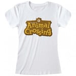 PCMerch Nintendo Animal Crossing 3D Logo Women's T-Shirt (L)