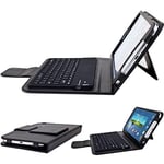 L&C® New Bluetooth Keyboard For Samsung Galaxy Tab 2/3/4 7''/8''/10.1'' inch Tablet Flip Case Stand (8 inch for Samsung Tab 3 (T310), Black)