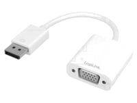 Convertisseur DisplayPort 1.2 vers VGA 15cm - Blanc