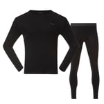 Bergans Allround Merino Underställ Set Herr Svart XL -