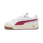 PUMA Femme Carina Street LUX Basket, White-Port Gold, 39 EU