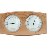Thermomètre de sauna 2 en 1 bois thermo hygromètre thermomètre hygromètre vapeur sauna accessoire sauna à vapeur