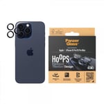 PanzerGlass iPhone 15 Pro/iPhone 15 Pro Max Kameralinsskydd Hoops Blue Titanium