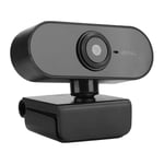 1080P Full HD Webcam, USB Computer Camera with Microphone for Desktop Computer Free-Drive for Video Call Plug and Play(black)