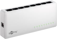 Goobay 8-portars gigabitswitch (10/100/1000 Mbit/s)