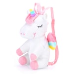 YFFSBBGSDK Plush Backpack, Handbag Plush Backpack 3D Unicorn Toy Girl Backpack Kidarden Girl Soft Bag Cute Doll