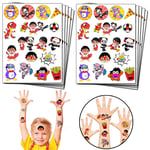 Ryan's World Party Favor Temporary Tattoos for Ryan's World Birthday Party Decorations Supplies for Kids (10 Sheets)