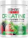 Nutrition Creatine Monohydrate Powder, Forest Fruit Flavour, 400G, Micronised fo