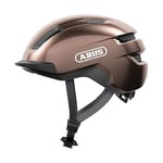 ABUS Casque de vélo PURL-Y - adapté aux trajets en VAE et au Speed Bikes - casque de protection stylé NTA adapté aux trajets en adultes et adolescents - marron, taille S