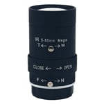 5-50mm Varifocal Lens 3MP F1.6 1/3" CS Mount for CCTV Camera Video Manual Zoom