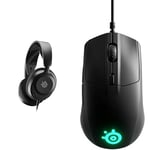 SteelSeries Arctis Nova 1 - Casque de Jeu Multi-système — Hi-FI avec Pilotes — Son Spatial à 360° & Rival 3 - USB Souris Gaming - Capteur Optique TrueMove Core de 8500 CPI