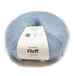 Silk Mohair Fluff 25 gr Frozen grey/blue A812 Adlibris