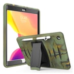 iPad 10.2 (2019) durable silicone case - Camouflage