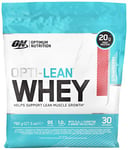Optimum Nutrition Opti-Lean Diet Whey Protein Powder with CLA and L-Carnitine. Low Fat Protein Shake by ON - Strawberry, 30 Servings, 780g