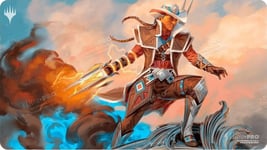 Ultra Pro - Magic - The Gathering - Outlaws Of Thunder Junction - Tapis De Jeu Annie Flash, Le Vétéran (60 X 34 Cm)