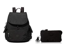 Kipling City Pack S Women's Backpack Handbag, Black Noir, One Size Women's Creativity S Pouches/Cases, Black Noir, One Size