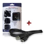 USB CABLE BATTERY CHARGER for OLYMPUS VoiSquare DS-3500 Voice Recorder Notetaker