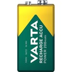 Laddningsbara Ni-MH-batteri E-Block | 9 V DC | 200 mAh | Förladdad | 1-Blister | 6HR61 | Grön / Gul