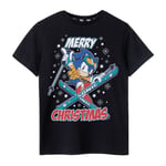 Sonic The Hedgehog T-shirt med julmotiv för pojkar